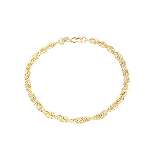 Amor Armband Damen Armschmuck, 19 cm, Gold, Kommt in Schmuck Geschenk Box, 2014488 Amor Armband Damen Armschmuck, 19 cm, Gold, Kommt in Schmuck Geschenk Box, 2014488 von Amor