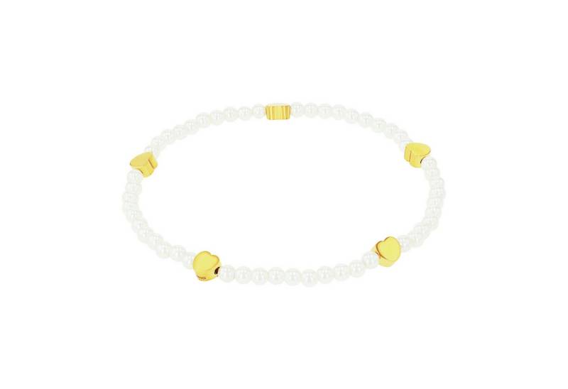 Amor Armband Perlenarmband mit Herzen, mit Glasperle von Amor