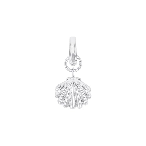 Amor Charm 925 Sterling Silber Damen Charms, 1,9 cm, Silber, Muschel, Kommt in Schmuck Geschenk Box, 2038507 von Amor