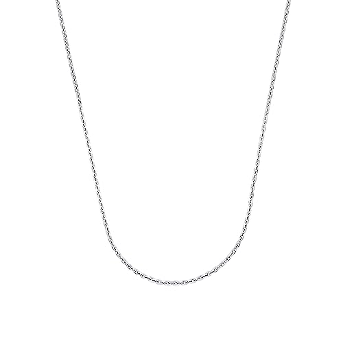 Amor Collier 925 Sterling Silber Unisex Damen Herren Halsschmuck, 50 cm, Silber, Kommt in Schmuck Geschenk Box, 2017728 von Amor