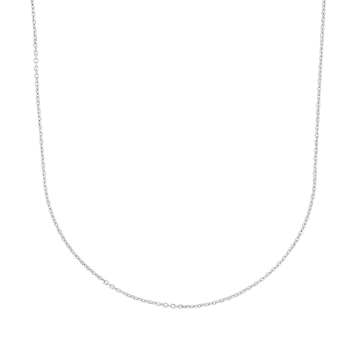 Amor Collier 925 Sterling Silber Unisex Damen Herren Halsschmuck, 60 cm, Silber, Kommt in Schmuck Geschenk Box, 9539253 von Amor