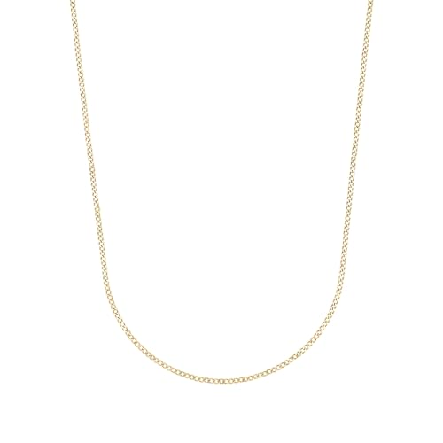 Amor Collier Edelstahl Unisex Damen Herren Halsschmuck, 38 cm, Gold, Kommt in Schmuck Geschenk Box, 2037360 von Amor