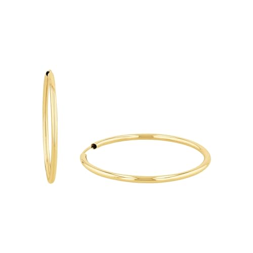 Amor Creolen Damen Ohrschmuck, 1,6 cm, Gold, Kommt in Schmuck Geschenk Box, 2013683 von Amor