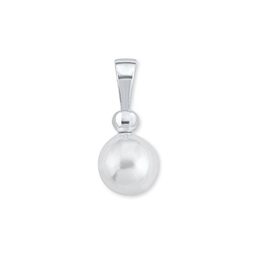 Amor Damen-Anhänger Perle Wachsperle 925 Sterling Silber glänzend 14 mm - 338301 von Amor