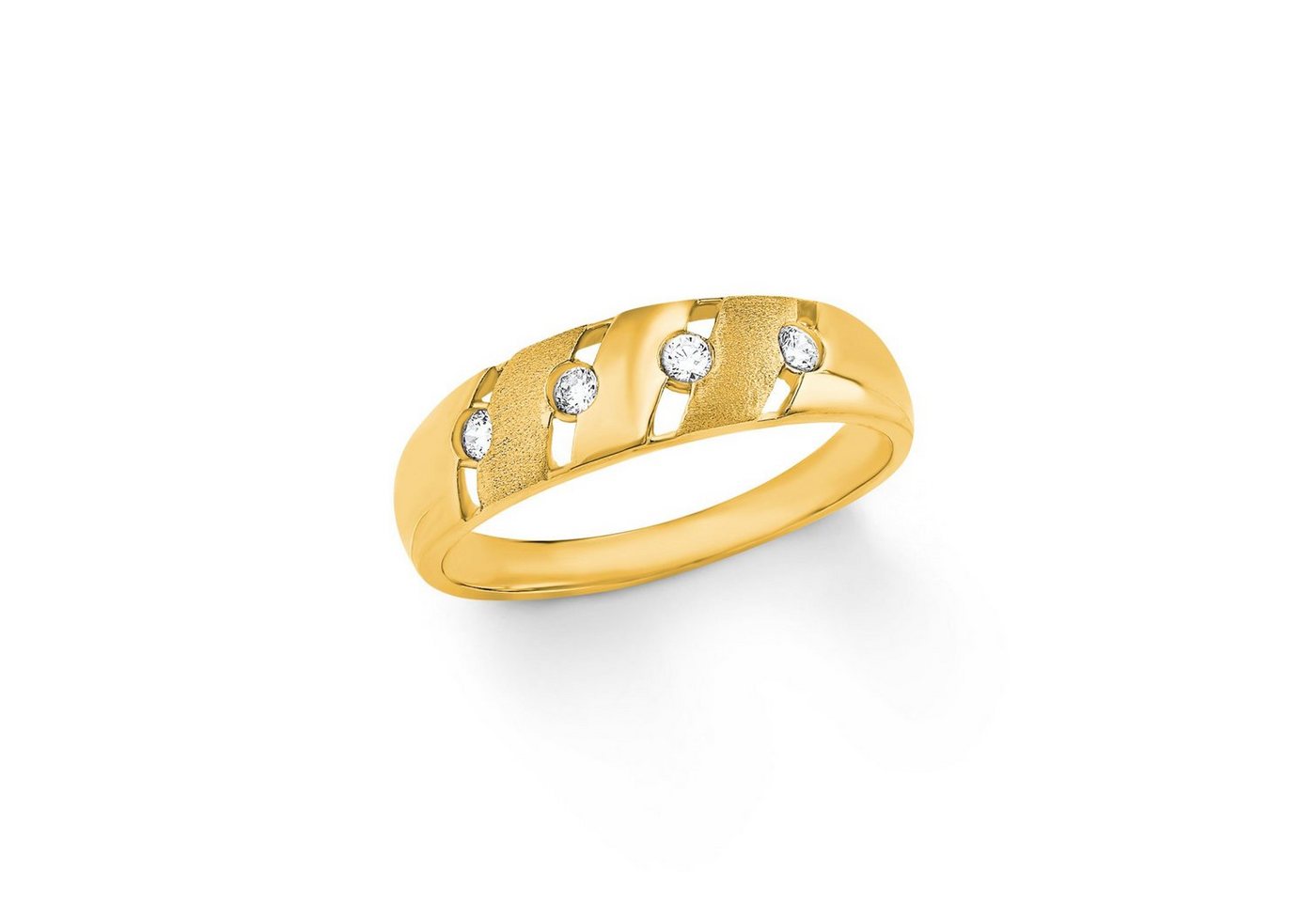 Amor Goldring für Damen, Gold 333, Zirkonia synth. (Ring, 1-tlg) von Amor