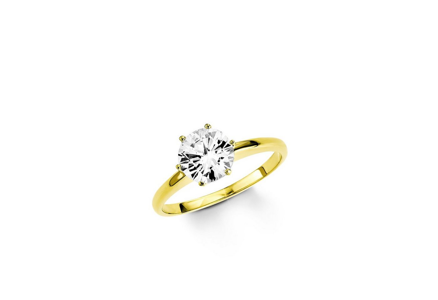 Amor Goldring für Damen, Gold 333, Zirkonia synth. (Ring, 1-tlg) von Amor