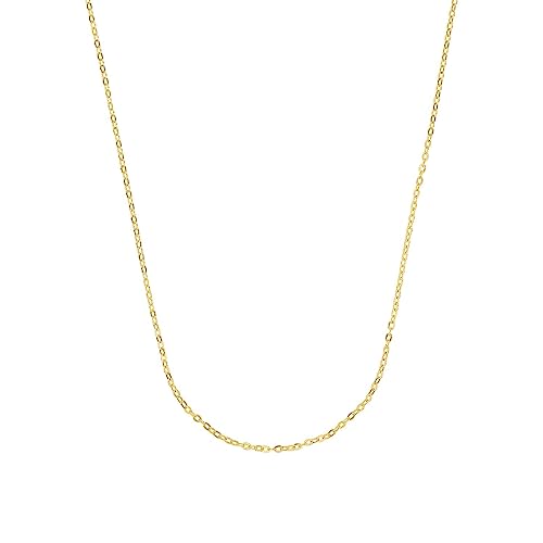 Amor Halskette Unisex Damen Herren Halsschmuck, 50 cm, Gold, Kommt in Schmuck Geschenk Box, 2023749 von Amor