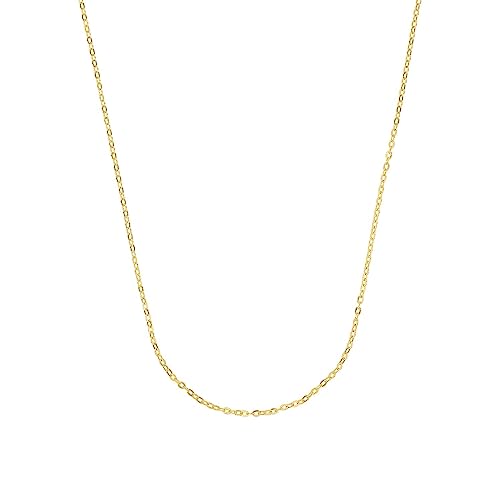 Amor Halskette Unisex Damen Herren Halsschmuck, 50 cm, Gold, Kommt in Schmuck Geschenk Box, 2023749 von Amor