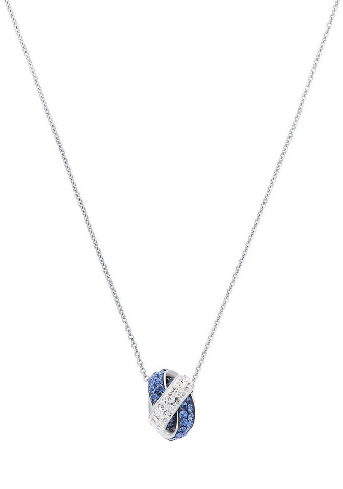 Amor Kette mit Anhänger Blue Shield, 9217762, mit Zirkonia (synth) von Amor