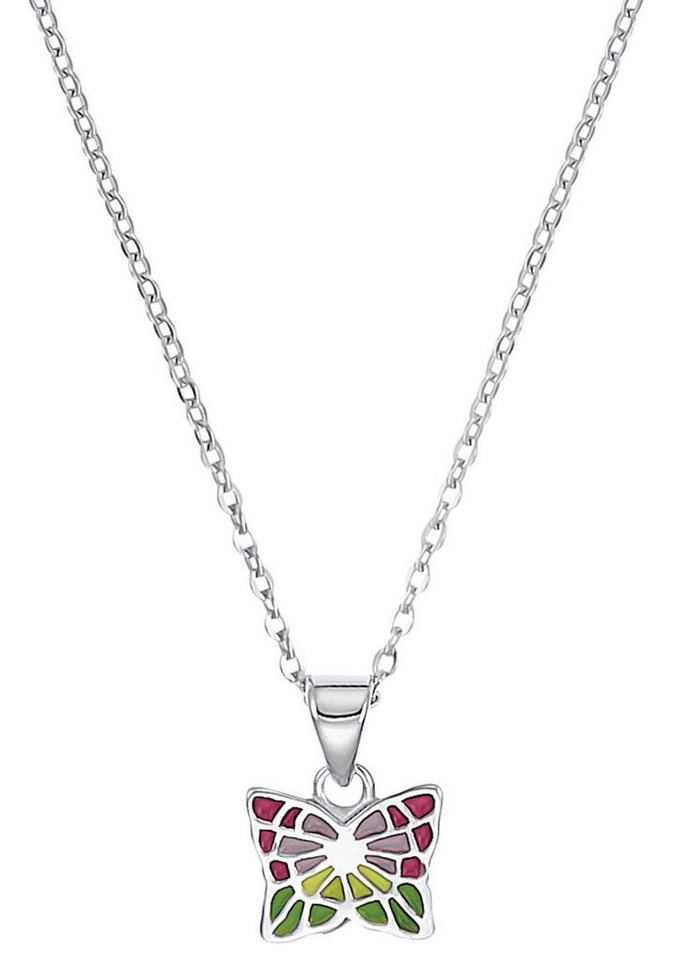 Amor Kette mit Anhänger Colorful Butterfly, 2021351 von Amor