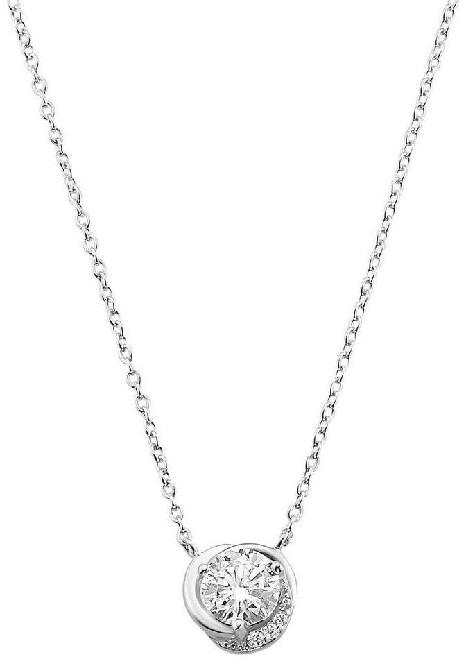 Amor Kette mit Anhänger Silver Sparkle, 2022402, mit Zirkonia (synth) von Amor