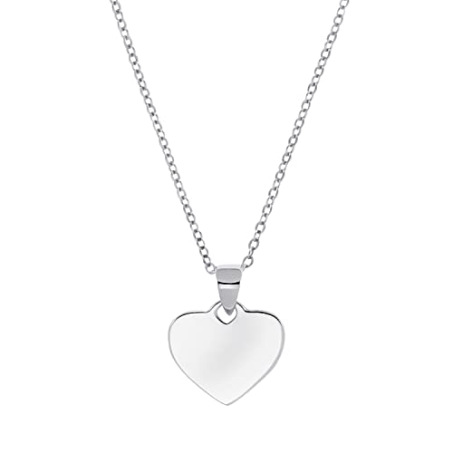 Amor Kette mit Anhänger für Mädchen, 925 Sterling Silber | Herz von Amor