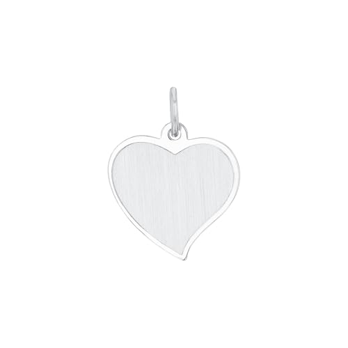 Amor Motivanhänger 925 Sterling Silber Damen Anhänger, Silber, Herz, Kommt in Schmuck Geschenk Box, 2017650 von Amor