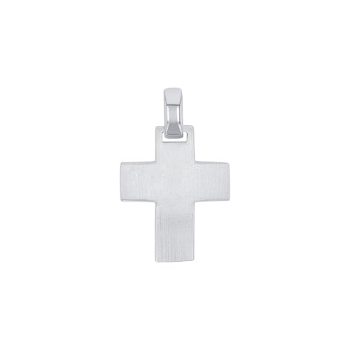 Amor Motivanhänger 925 Sterling Silber Unisex Damen Herren Anhänger, Silber, Kreuz, Kommt in Schmuck Geschenk Box, 9066476 von Amor