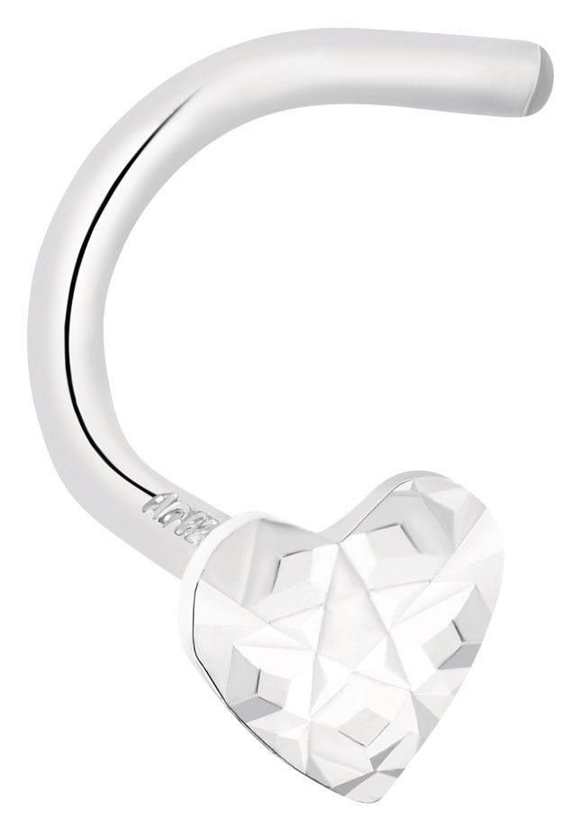 Amor Nasenpiercing Schmuck Geschenk Piercing Körperschmuck Silber 925 Heart von Amor
