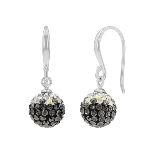 Amor Ohrhänger 925 Sterling Silber Damen Ohrschmuck, mit Kristallglas, 2,5 cm, Weiß, Kommt in Schmuck Geschenk Box, 9368068 Amor Ohrhänger 925 Sterling Silber Damen Ohrschmuck, mit Kristallglas, 2,5 cm, Weiß, Kommt in Schmuck Geschenk Box, 9368068 von Amor