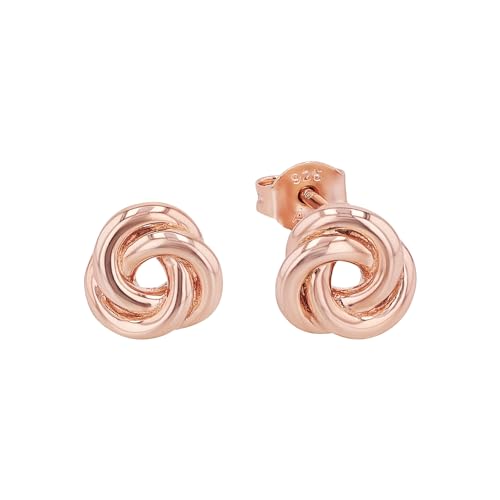 Amor Ohrstecker 925 Sterling Silber Damen Ohrschmuck, 0,8 cm, Roséfarben, Knoten, Kommt in Schmuck Geschenk Box, 9271207 Amor Ohrstecker 925 Sterling Silber Damen Ohrschmuck, 0,8 cm, Roséfarben, Knoten, Kommt in Schmuck Geschenk Box, 9271207 von Amor