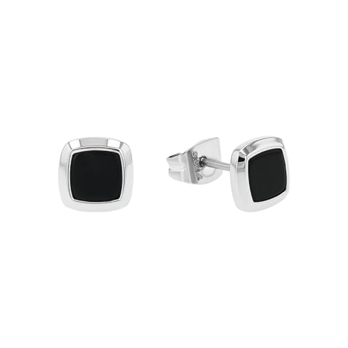 Amor Ohrstecker Edelstahl Herren Ohrschmuck, mit Achat, 0,7 cm, Schwarz, Kommt in Schmuck Geschenk Box, 2040343 Amor Ohrstecker Edelstahl Herren Ohrschmuck, mit Achat, 0,7 cm, Schwarz, Kommt in Schmuck Geschenk Box, 2040343 von Amor