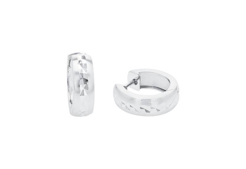 Amor Paar Creolen Amor Creolen für Damen, 925 Sterling Silber (Creolen, 2-tlg) von Amor