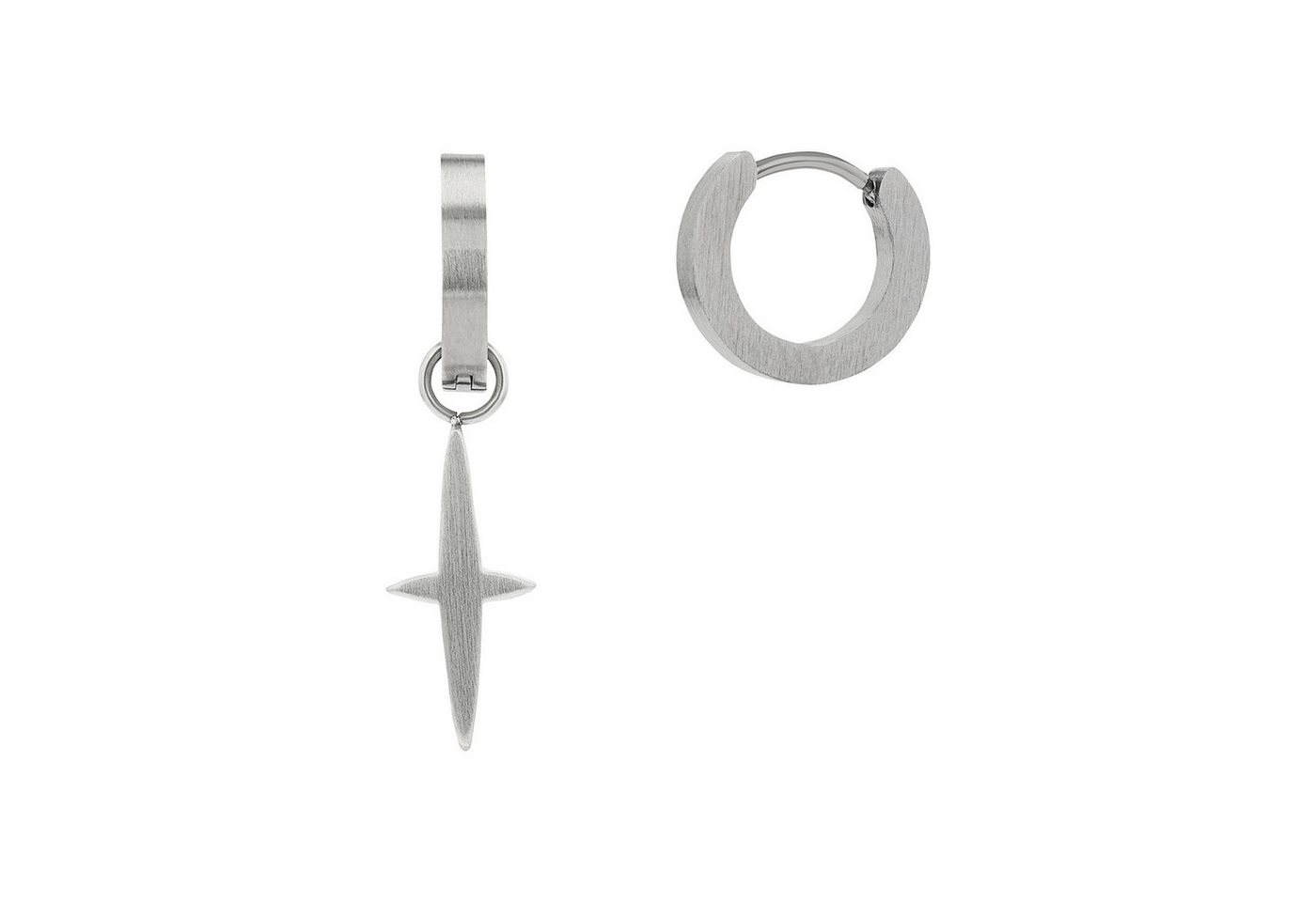 Amor Paar Creolen inkl. 1 Kreuz-Anhänger von Amor