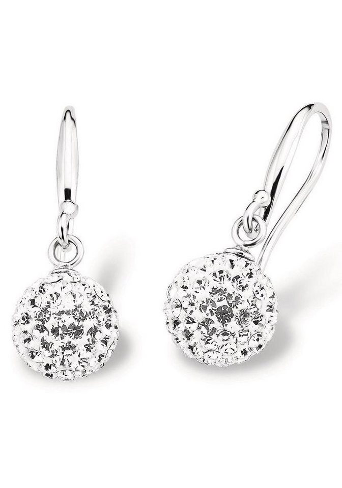 Amor Paar Ohrhaken, mit Kristallglas von Amor