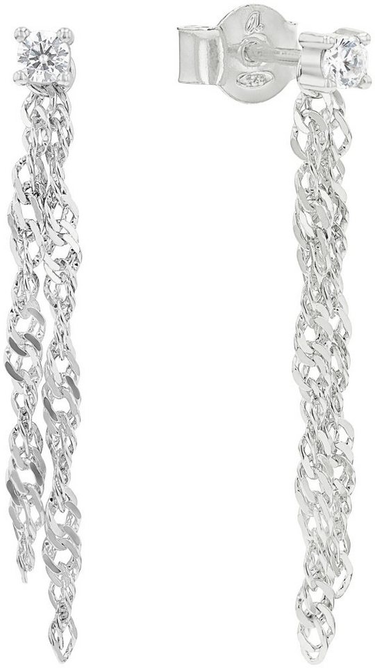 Amor Paar Ohrstecker, mit Zirkonia (synth) von Amor