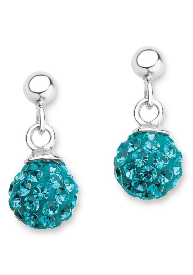 Amor Paar Ohrstecker, mit Kristallglas von Amor