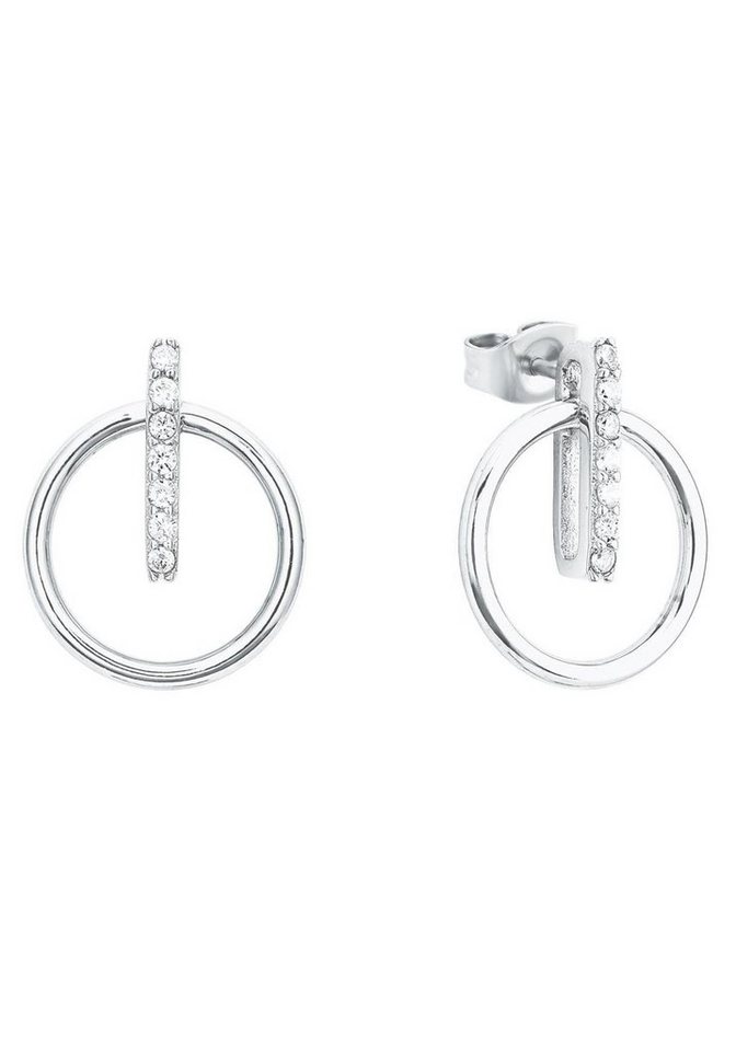 Amor Paar Ohrstecker, mit Zirkonia (synth) von Amor