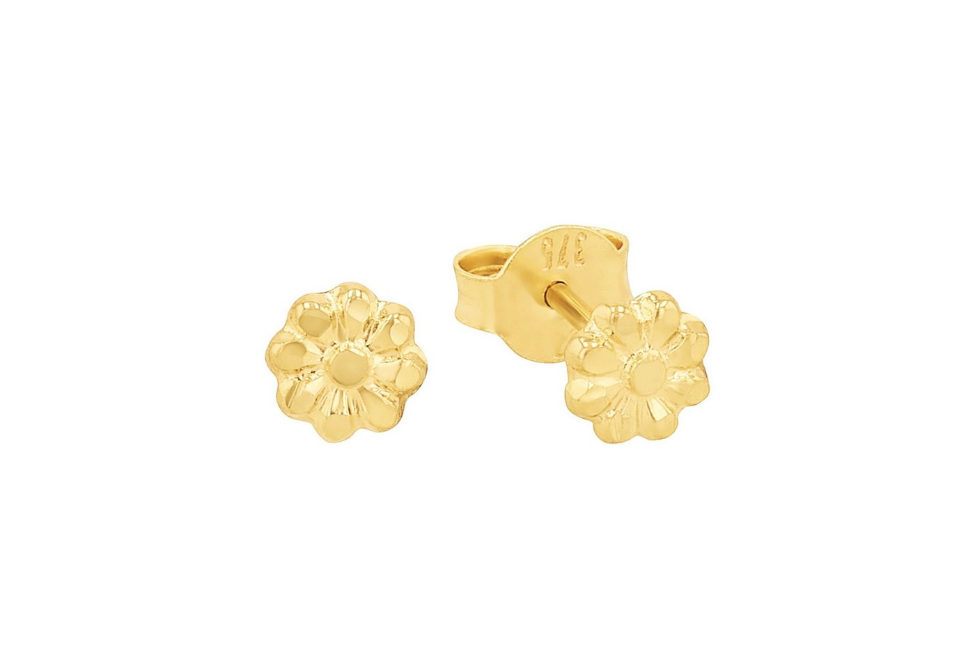 Amor Paar Ohrstecker Amor Ohrstecker für Mädchen, Gold 375, Blume (Ohrstecker, 2-tlg) von Amor