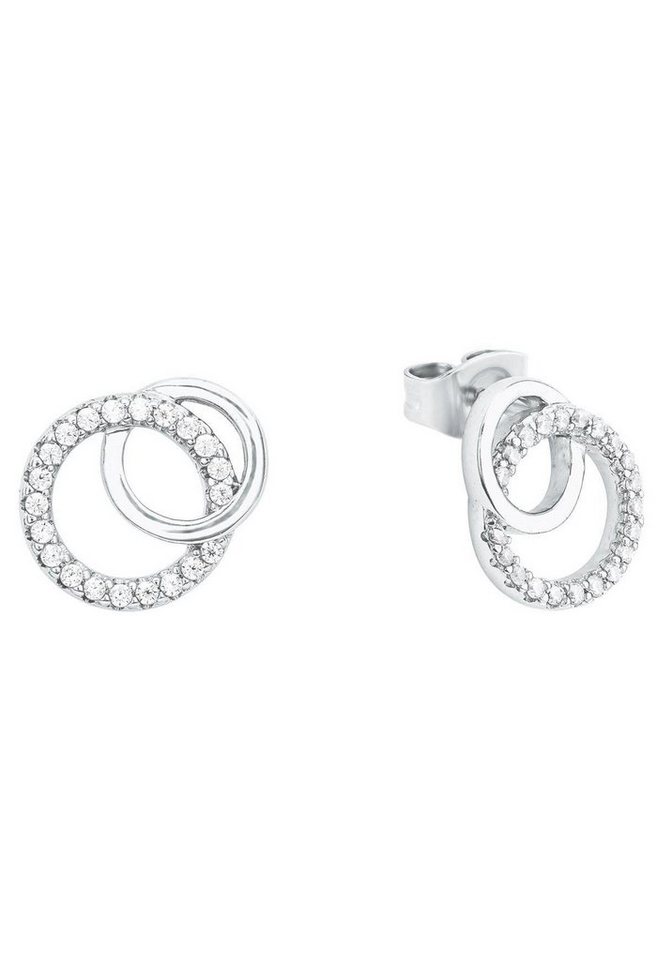 Amor Paar Ohrstecker Schmuck Geschenk Ohrschmuck Kreise, 2026212 Silber 925, mit Zirkonia (synth) Amor Paar Ohrstecker Schmuck Geschenk Ohrschmuck Kreise, 2026212 Silber 925, mit Zirkonia (synth) von Amor