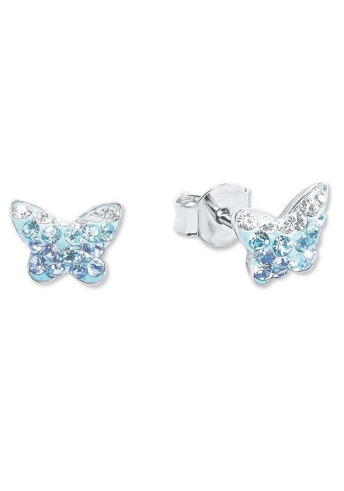 Amor Paar Ohrstecker Schmetterling, 9540761, mit Preciosa Crystal von Amor