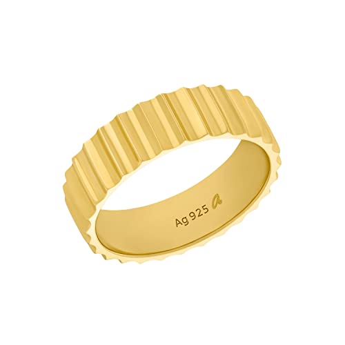 Amor Ring 925 Sterling Silber Damen Ringe, Gold, Kommt in Schmuck Geschenk Box, 2035610 von Amor
