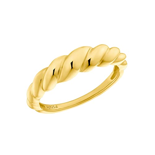 Amor Ring 925 Sterling Silber Damen Ringe, Gold, Kommt in Schmuck Geschenk Box, 2035615 von Amor