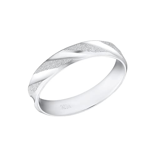 Amor Ring 925 Sterling Silber Damen Ringe, Silber, Kommt in Schmuck Geschenk Box, 2035573 von Amor