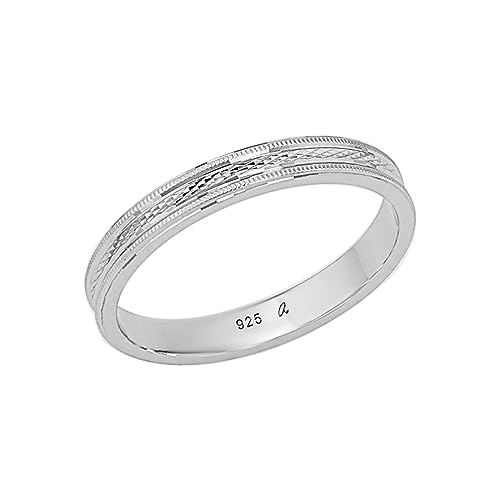Amor Ring 925 Sterling Silber Damen Ringe, Silber, Kommt in Schmuck Geschenk Box, 2037393 von Amor