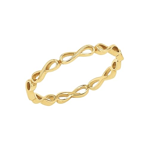 Amor Ring Damen Ringe, Gold, Kommt in Schmuck Geschenk Box, 2037438 von Amor