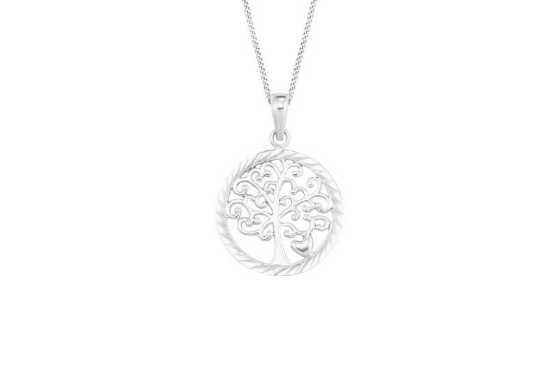 Amor Silberkette Amor Kette mit Anhänger (Kette mit Anhänger, 2-tlg., Kette mit Anhänger) von Amor