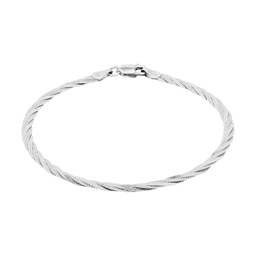 Amor Armband 925 Sterling Silber Damen Armschmuck, 19 cm, Silber, Kommt in Schmuck Geschenk Box, 2016486 von Amor
