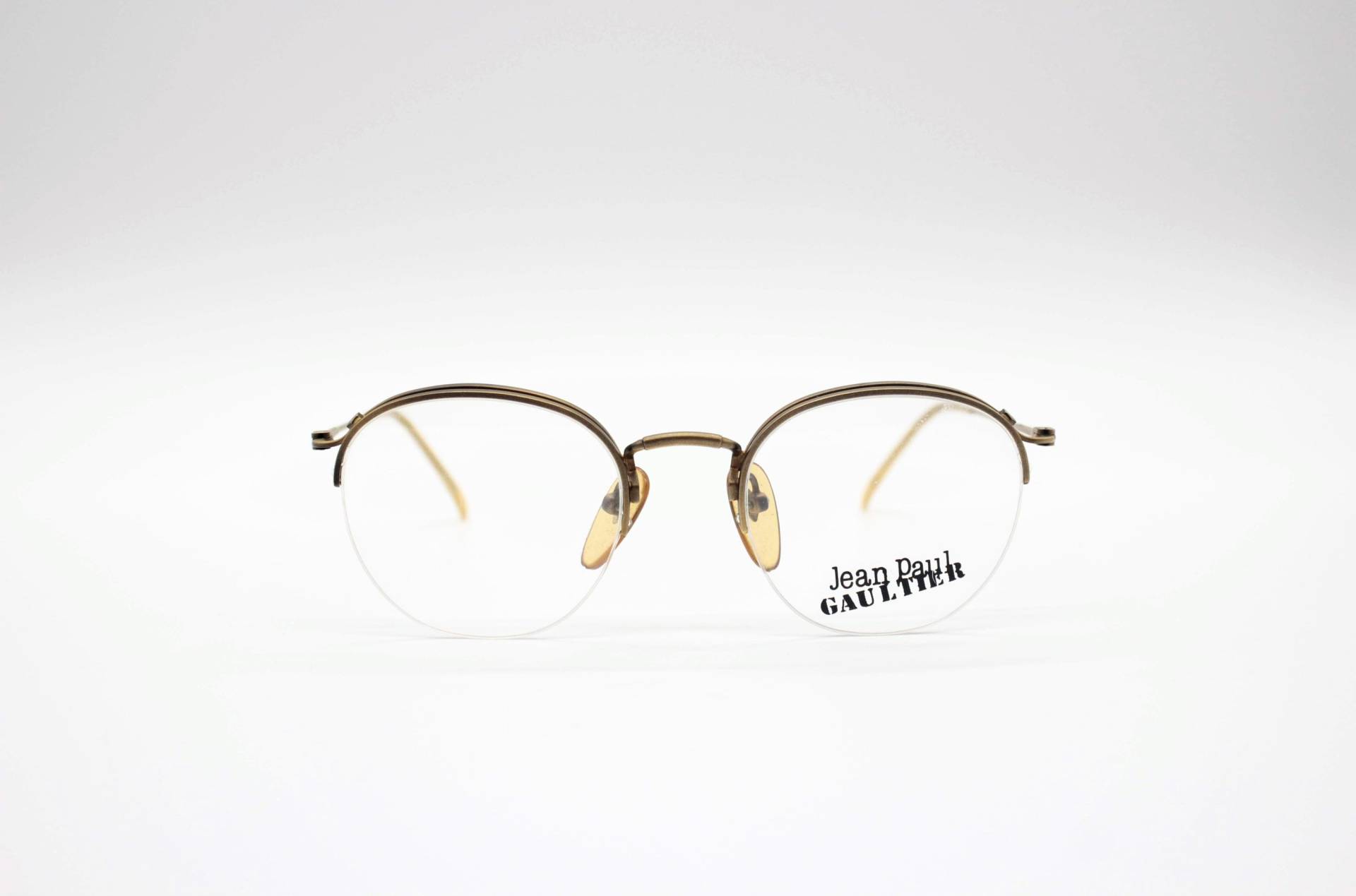 Jahrgang Jean Paul Gaultier Brille 55-1172 Pantos Runde Metall Steampunk Mit Präsentation Filter, Made in Japan Nos Nylor Jahrgang Jean Paul Gaultier Brille 55-1172 Pantos Runde Metall Steampunk Mit Präsentation Filter, Made in Japan Nos Nylor von AmorVintageEyewear