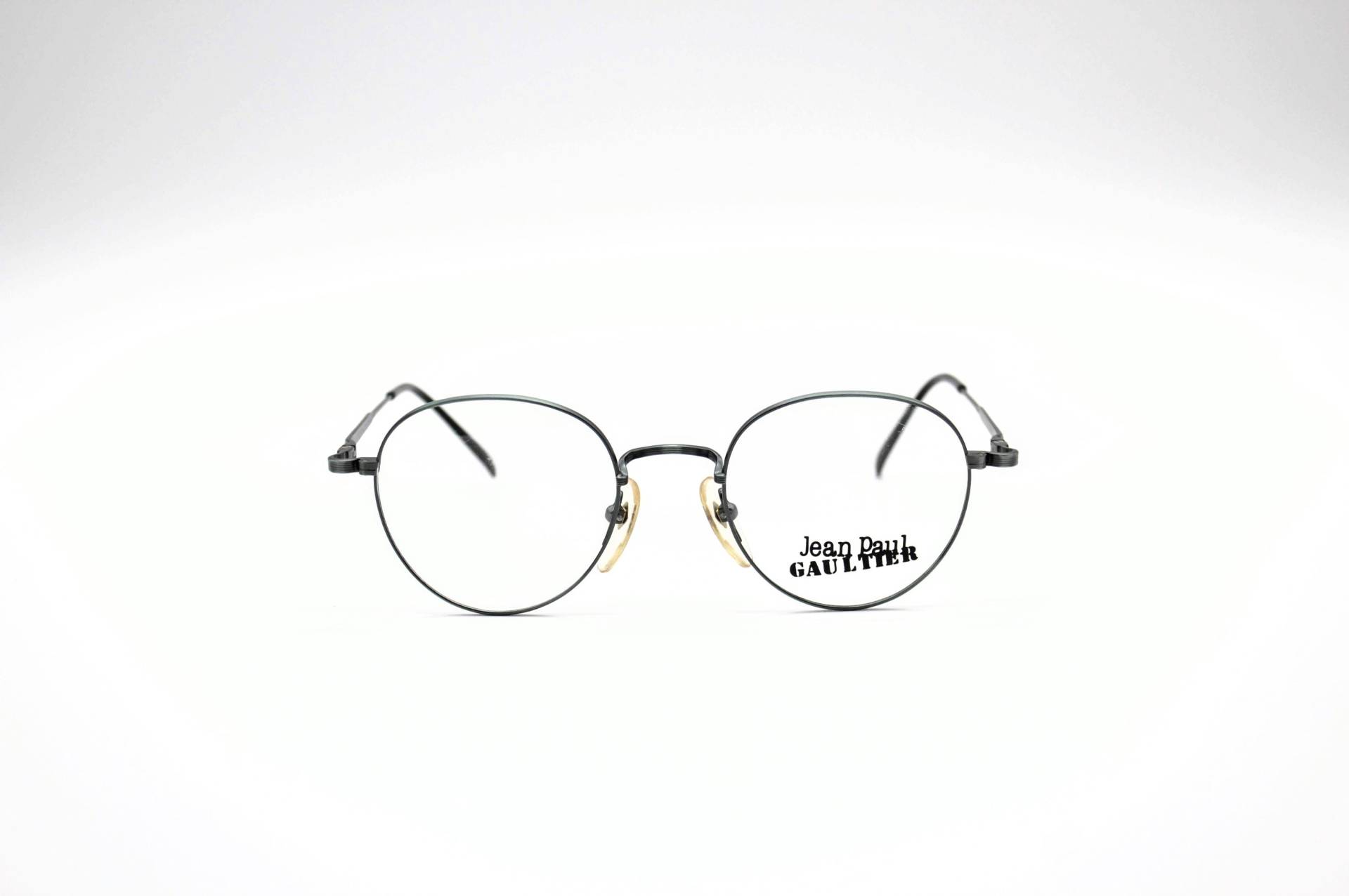 Jahrgang Jean Paul Gaultier Brille 55 1174 Pantos Runde Metall Steampunk Mit Präsentation Filter, Made in Japan Nos Jahrgang Jean Paul Gaultier Brille 55 1174 Pantos Runde Metall Steampunk Mit Präsentation Filter, Made in Japan Nos von AmorVintageEyewear