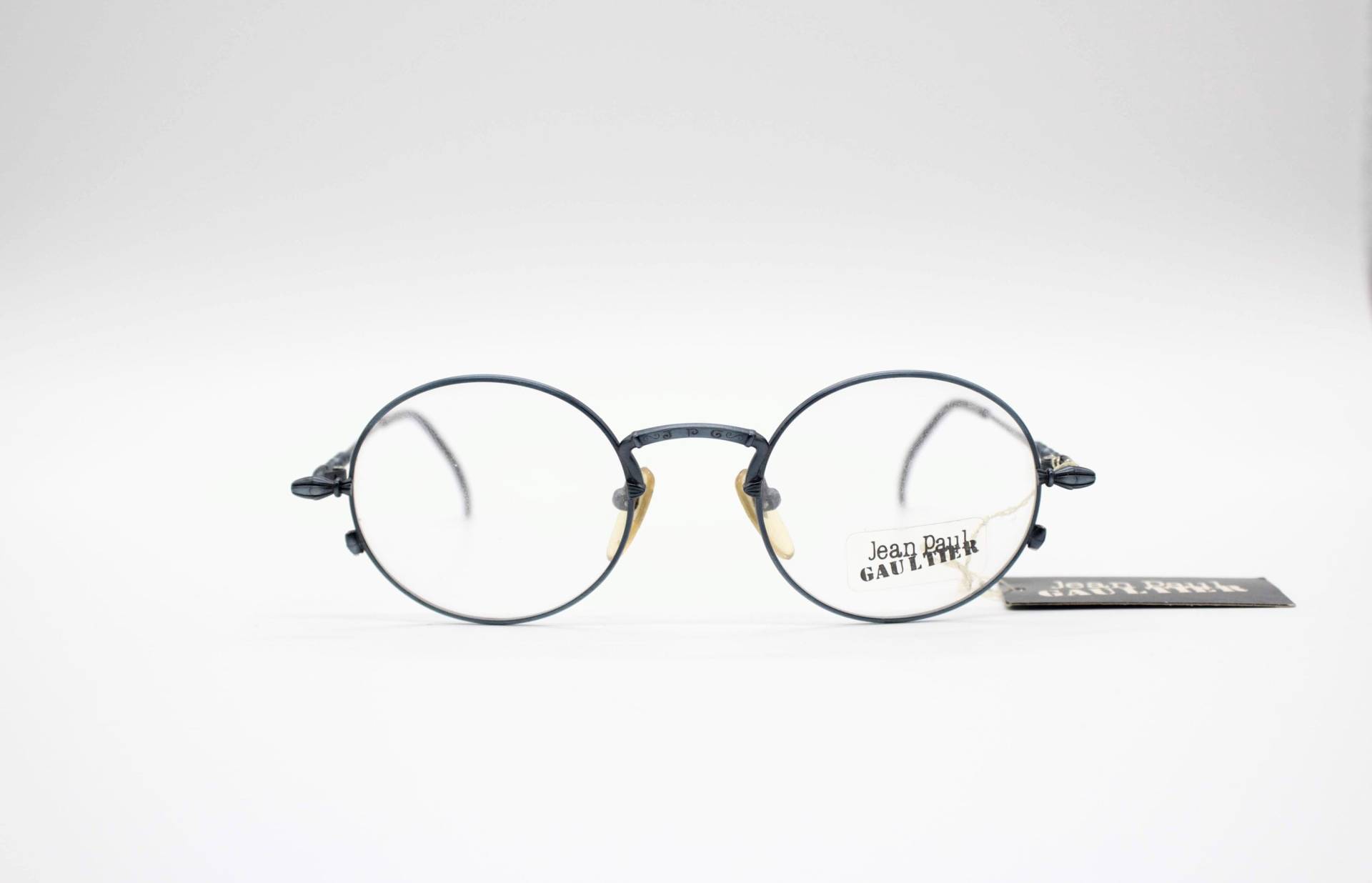 Jahrgang Jean Paul Gaultier Brille 55-4171 Ovale Pantos Steampunk Titan Mit Präsentation Filter, Made in Japan Nos Jahrgang Jean Paul Gaultier Brille 55-4171 Ovale Pantos Steampunk Titan Mit Präsentation Filter, Made in Japan Nos von AmorVintageEyewear