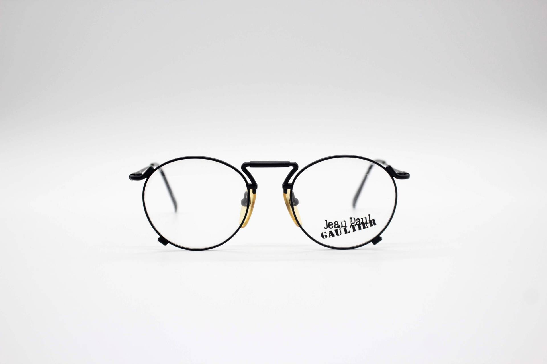 Jahrgang Jean Paul Gaultier Brille 55-8174 Pantos Runde Metall Steampunk Mit Präsentation Filter, Made in Japan Nos Nylor Jahrgang Jean Paul Gaultier Brille 55-8174 Pantos Runde Metall Steampunk Mit Präsentation Filter, Made in Japan Nos Nylor von AmorVintageEyewear