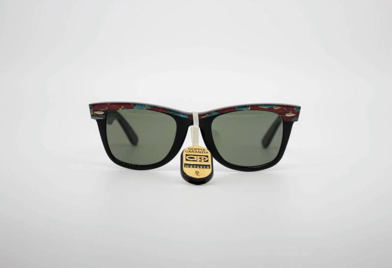 Jahrgang Rayban Wayfarer Mosaik Sonnenbrille Mit Original Bausch & Lomb Kristalle Und Garantie, Hergestellt in Usa Neue Alte Lager von AmorVintageEyewear