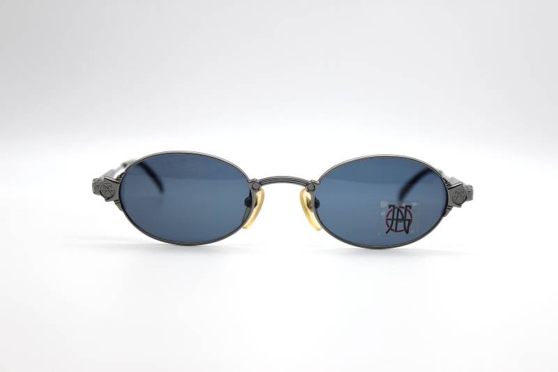 Vintage Jean Paul Gaultier 57-5104 Ovale Steampunk Sonnenbrille, Neuwertig Vintage Jean Paul Gaultier 57-5104 Ovale Steampunk Sonnenbrille, Neuwertig von AmorVintageEyewear