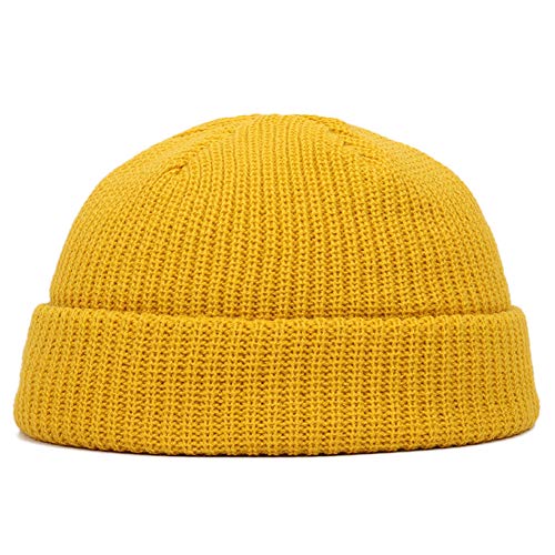 Amorar Wintermütz Fishermans Beanie Unisex Dockercap Seemannsmütze Herren Sailor Cap Rolled Cuff Hafenmütze Bikermütze Watch Kappe Beanie Hut Baseball Cap Vermieter Hut Schippermütze von Amorar