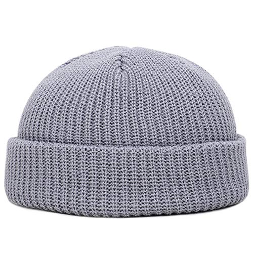 Amorar Wintermütz Fishermans Beanie Unisex Dockercap Seemannsmütze Herren Sailor Cap Rolled Cuff Hafenmütze Bikermütze Watch Kappe Beanie Hut Baseball Cap Vermieter Hut Schippermütze von Amorar