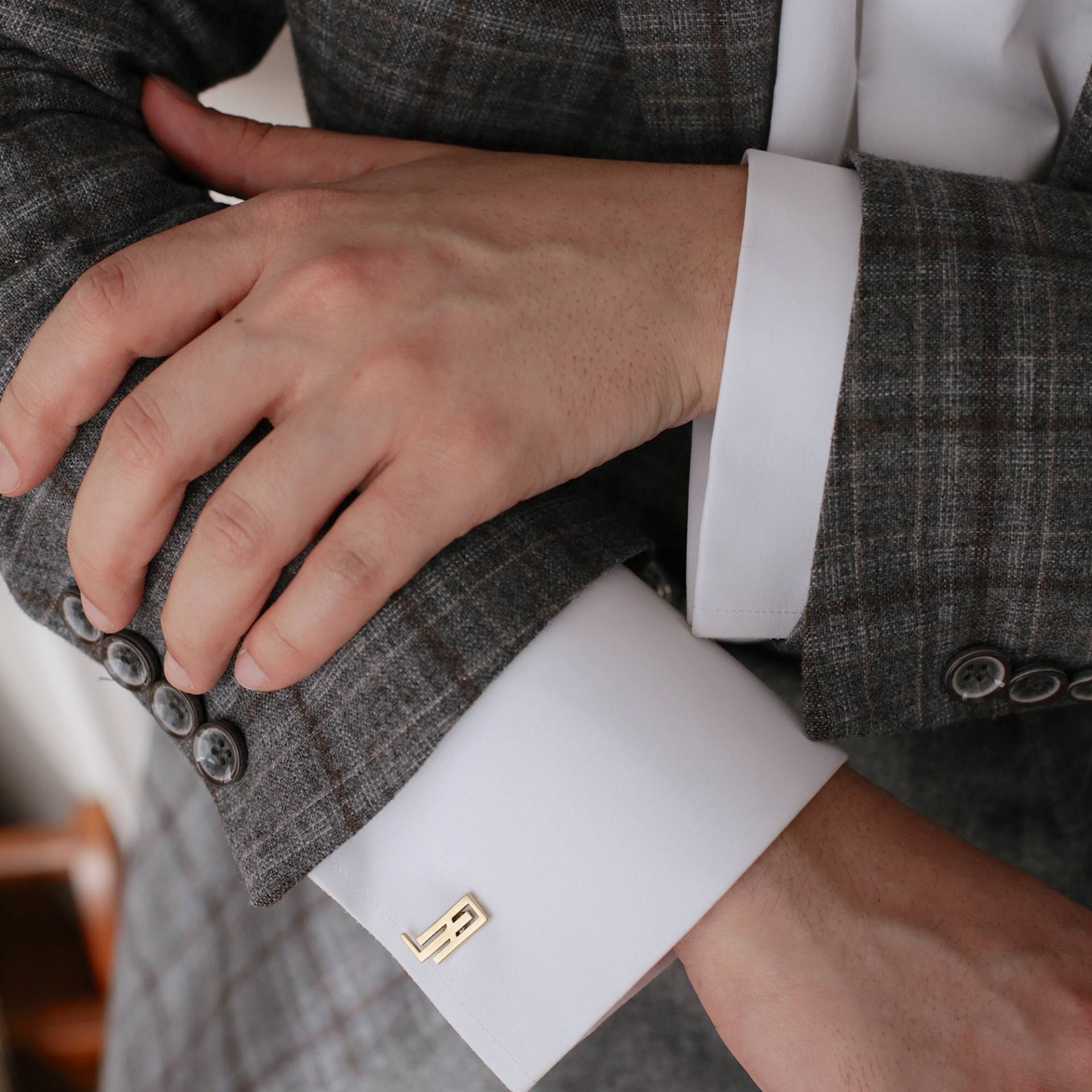 Manschettenknöpfe Mit Initialen Dünne Sterlingsilber Manschettenknöpfe, Geschenk Für Sie, Sie von AmoreJewelryStore