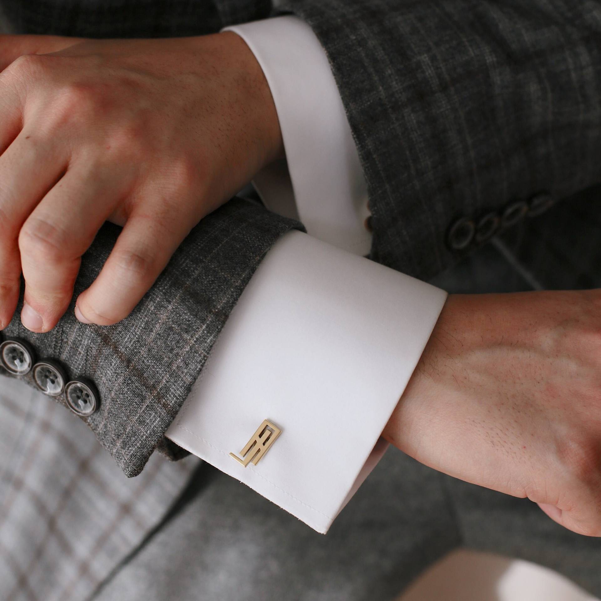 Personalisierte Manschettenknöpfe Aus Sterlingsilber Handgemachte von AmoreJewelryStore