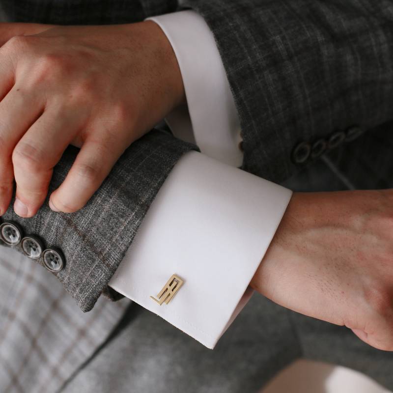 Personalisierte Manschettenknöpfe Aus Sterlingsilber Handgemachte von AmoreJewelryStore