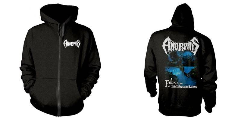 Amorphis Kapuzenpullover - Borderland - S bis XXL - für Männer - Größe L - schwarz  - Lizenziertes Merchandise! von Amorphis